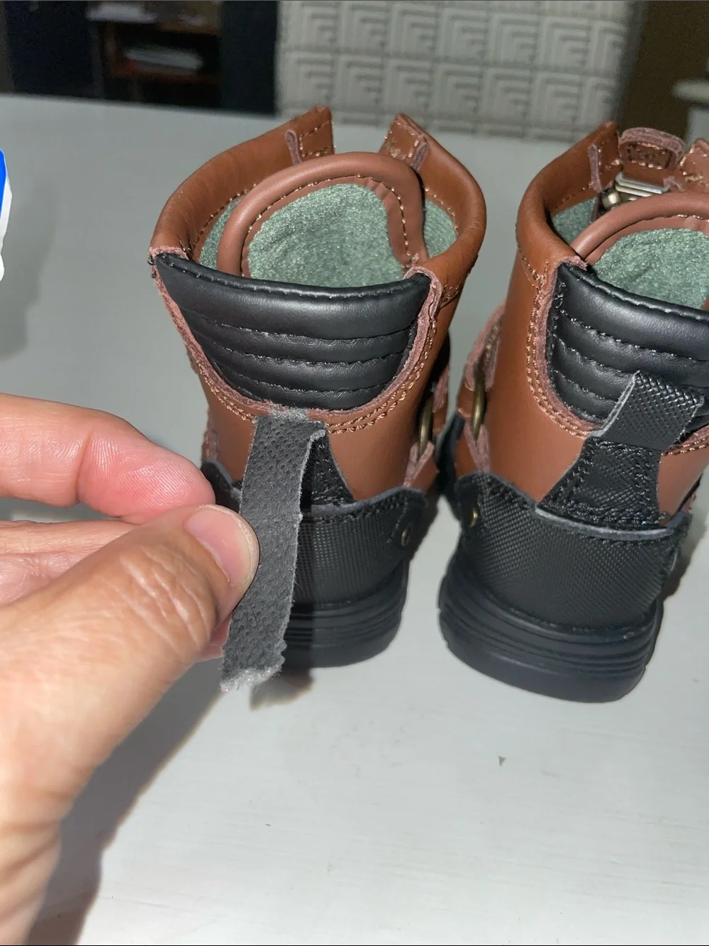 Ralph Lauren polo conquered high toddler boots size 4